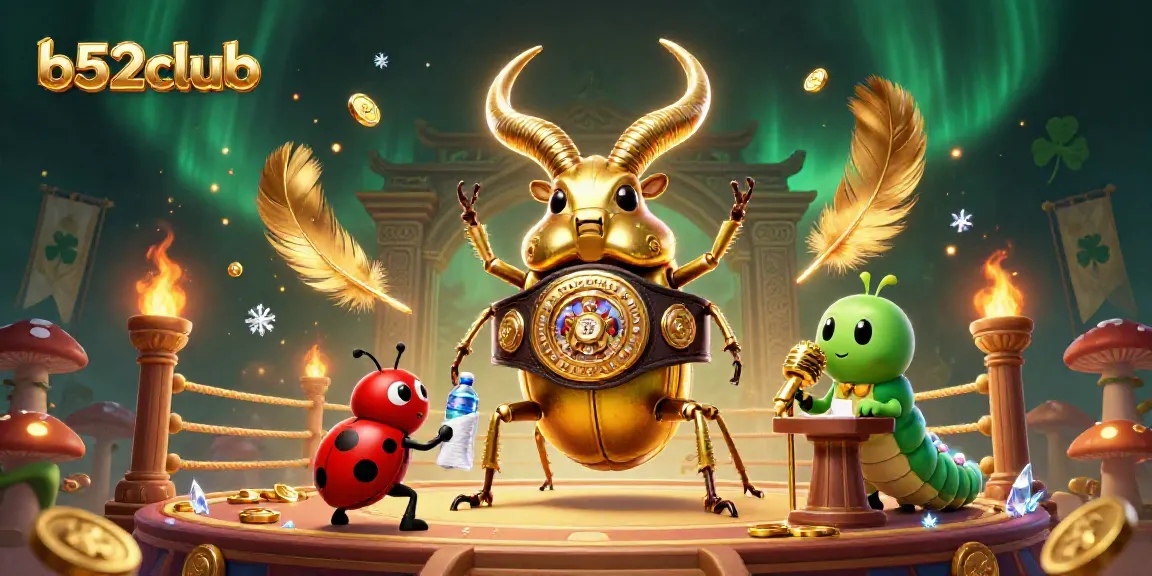 Engaging scene of b52club featuring unique characters and vibrant game elements for online gambling.